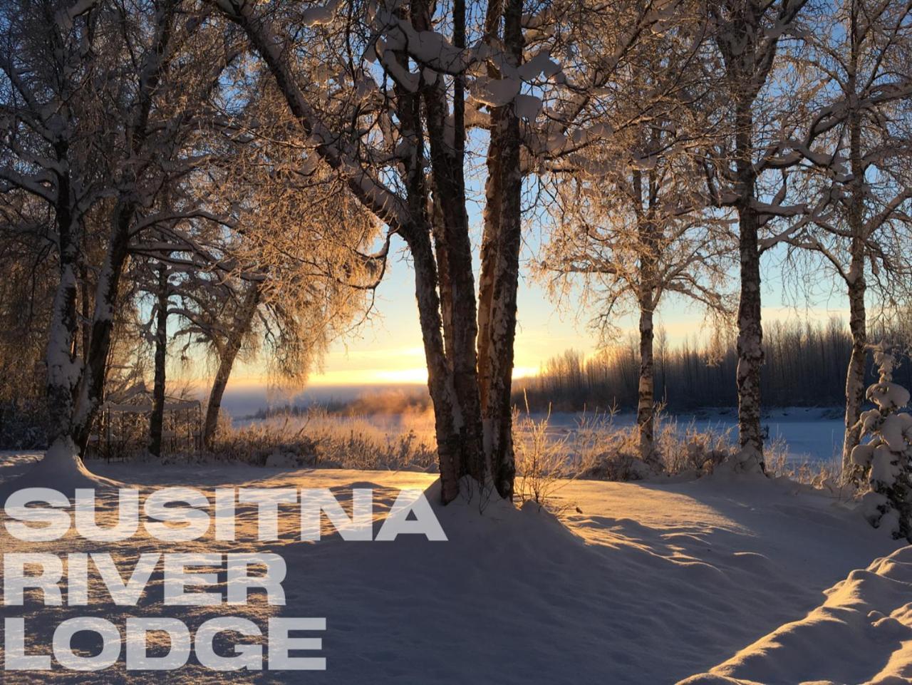 Susitna River Lodging, Backwoods Cabins Talkeetna Buitenkant foto
