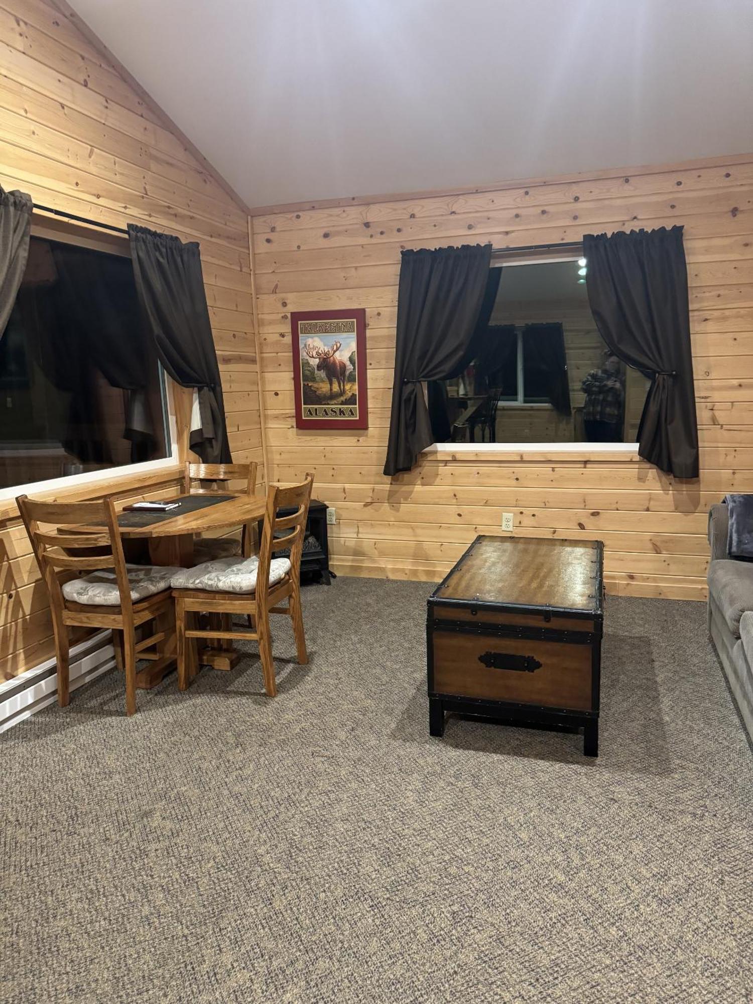 Susitna River Lodging, Backwoods Cabins Talkeetna Buitenkant foto